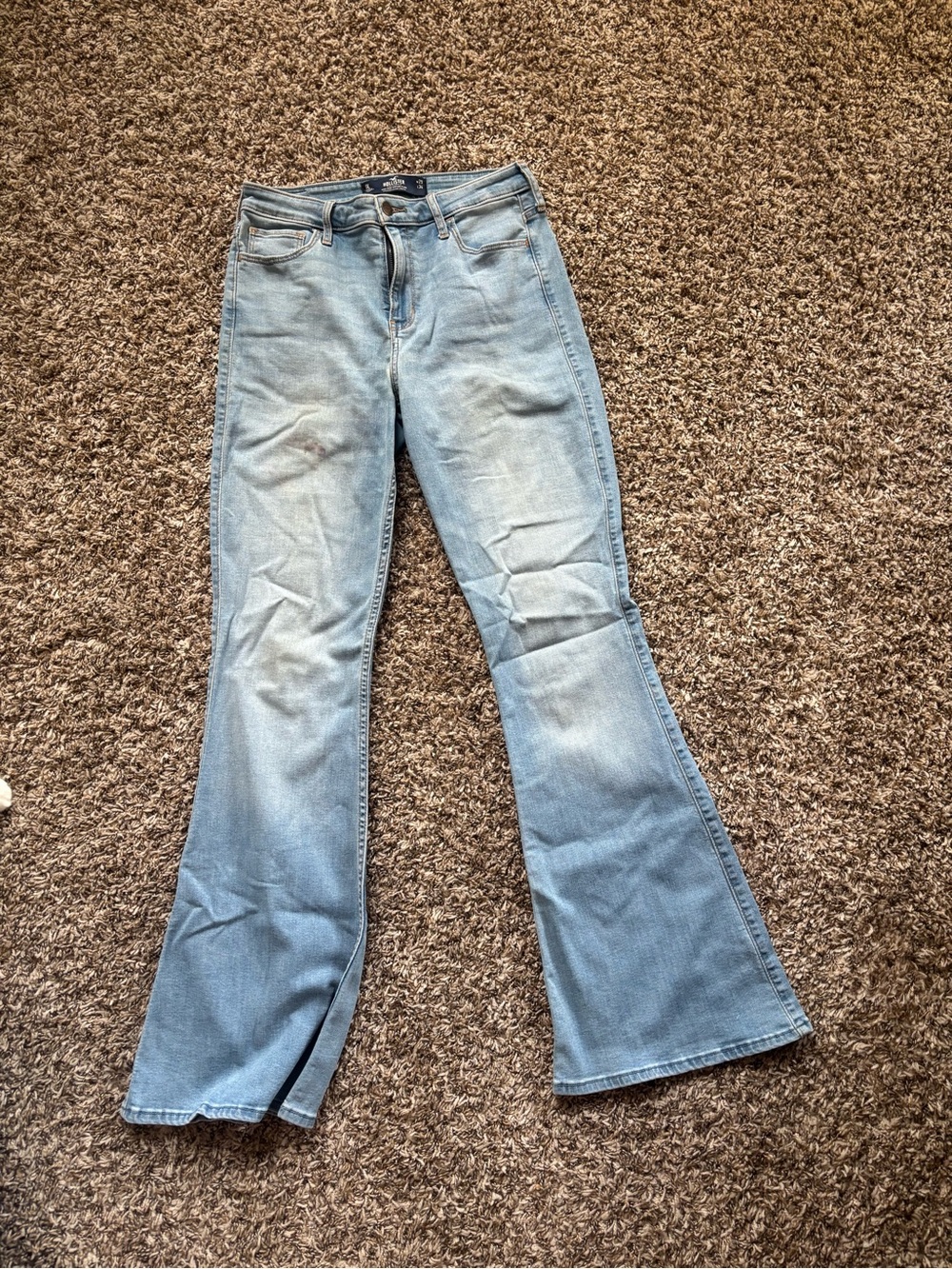 Hollister Light Wash Flare Jeans